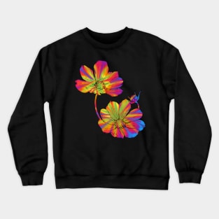 Peace, love, and flowers Crewneck Sweatshirt